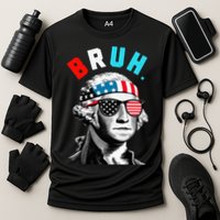 4th Of July 2024 George Washington Bruh Cooling Performance Crew T-Shirt