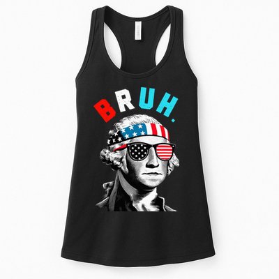 4th Of July 2024 George Washington Bruh Womens Tank Top