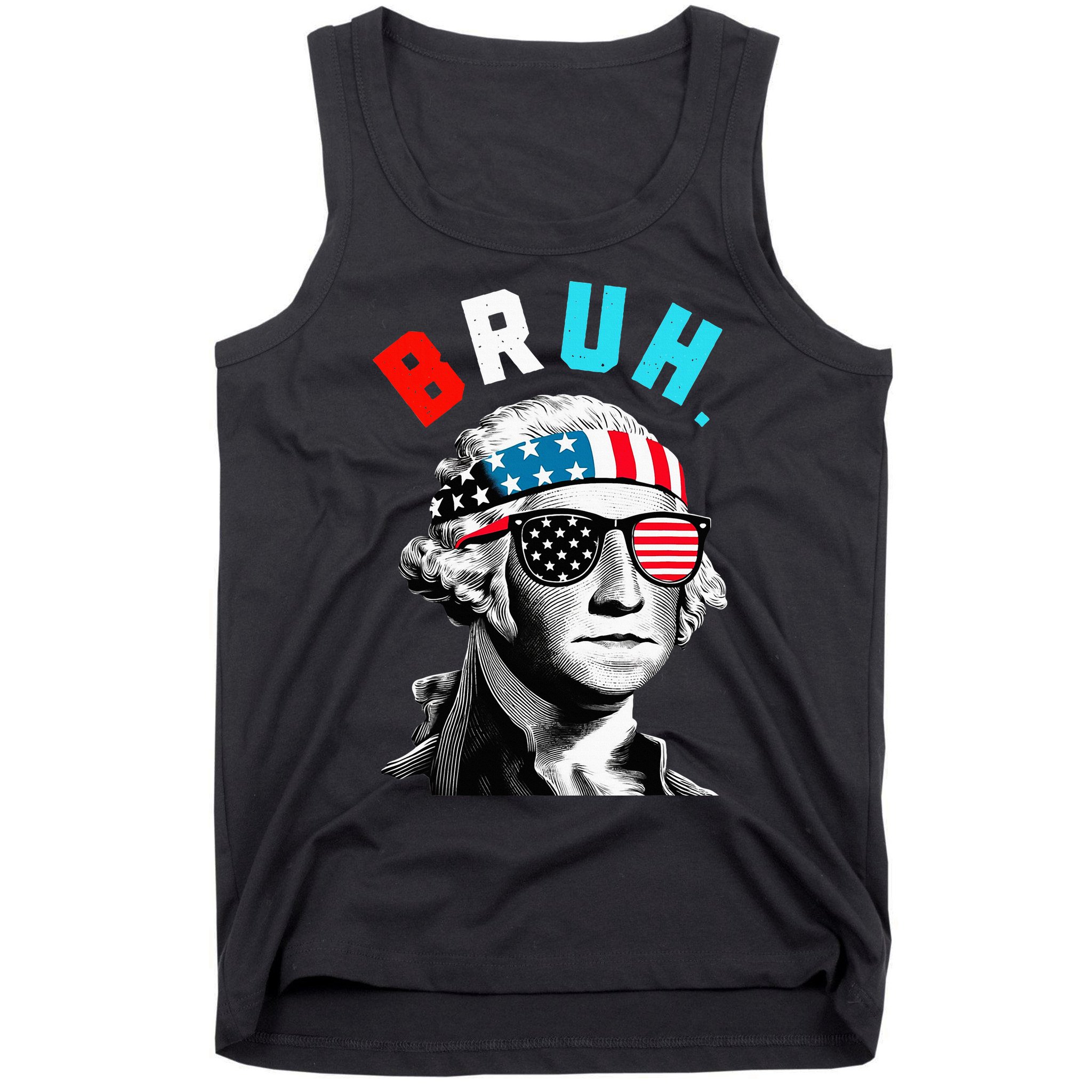 4th Of July 2024 George Washington Bruh Tank Top