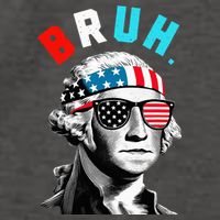 4th Of July 2024 George Washington Bruh Vector Backpack