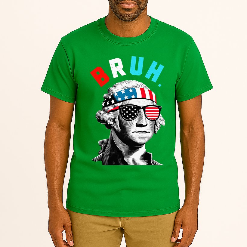 4th Of July 2024 George Washington Bruh Tall T-Shirt