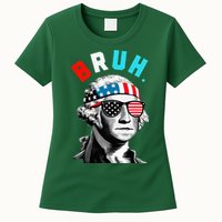 4th Of July 2024 George Washington Bruh Womens T-Shirt