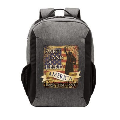 4th Of July America Sweet Land Of Liberty Patriotic Usa Flag Meaningful Gift Vector Backpack