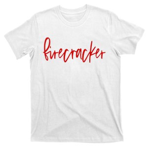 4th Of July Firecracker Patriotic Usa Red White Blue T-Shirt