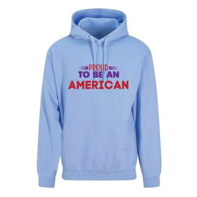 4th Of July Patriotic Proud To Be American Gift Unisex Surf Hoodie