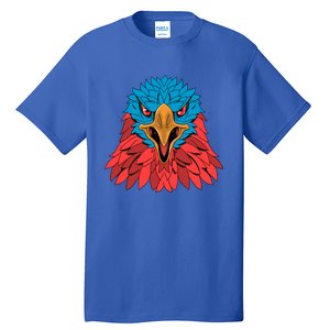 4th Of July American Flag Gift Patriotic Eagle Gift Tall T-Shirt