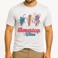 4th Of July America Vibes Hotdog Fireworks Food Retro Cooling Performance Crew T-Shirt