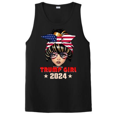 4th Of July Trump 45 47 Trump Girl 2024 PosiCharge Competitor Tank