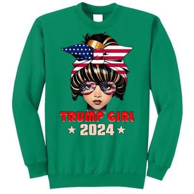 4th Of July Trump 45 47 Trump Girl 2024 Sweatshirt