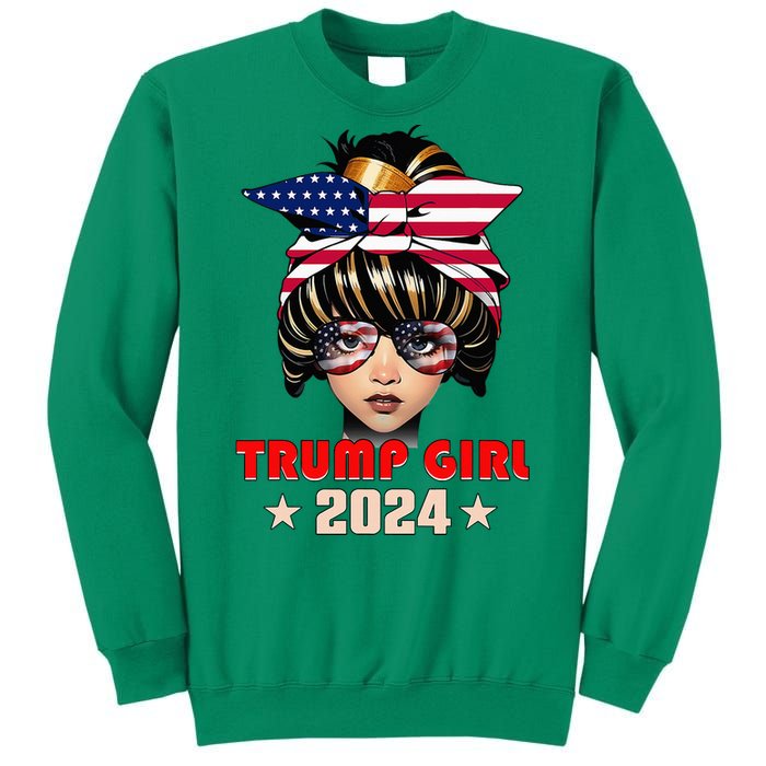 4th Of July Trump 45 47 Trump Girl 2024 Sweatshirt