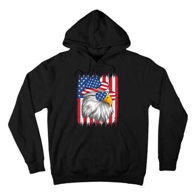 4th Of July American Flag USA Funny Cow Patriotic Eagle Tall Hoodie