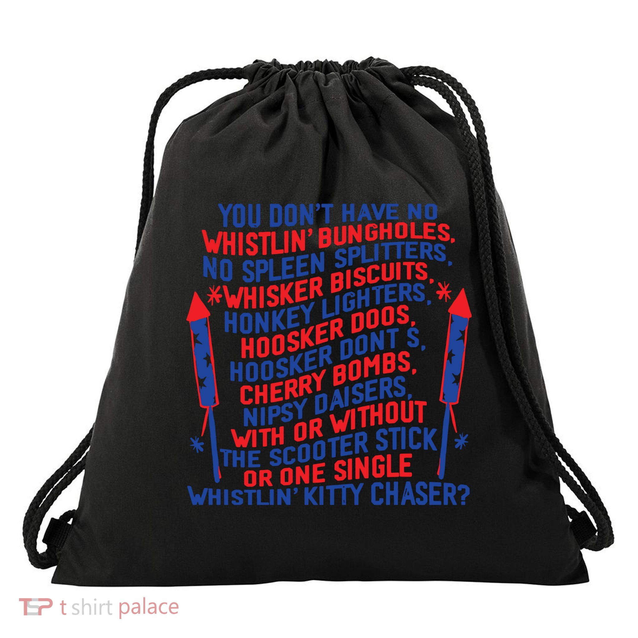 4th Of July Joe Dir Fireworks Drawstring Bag