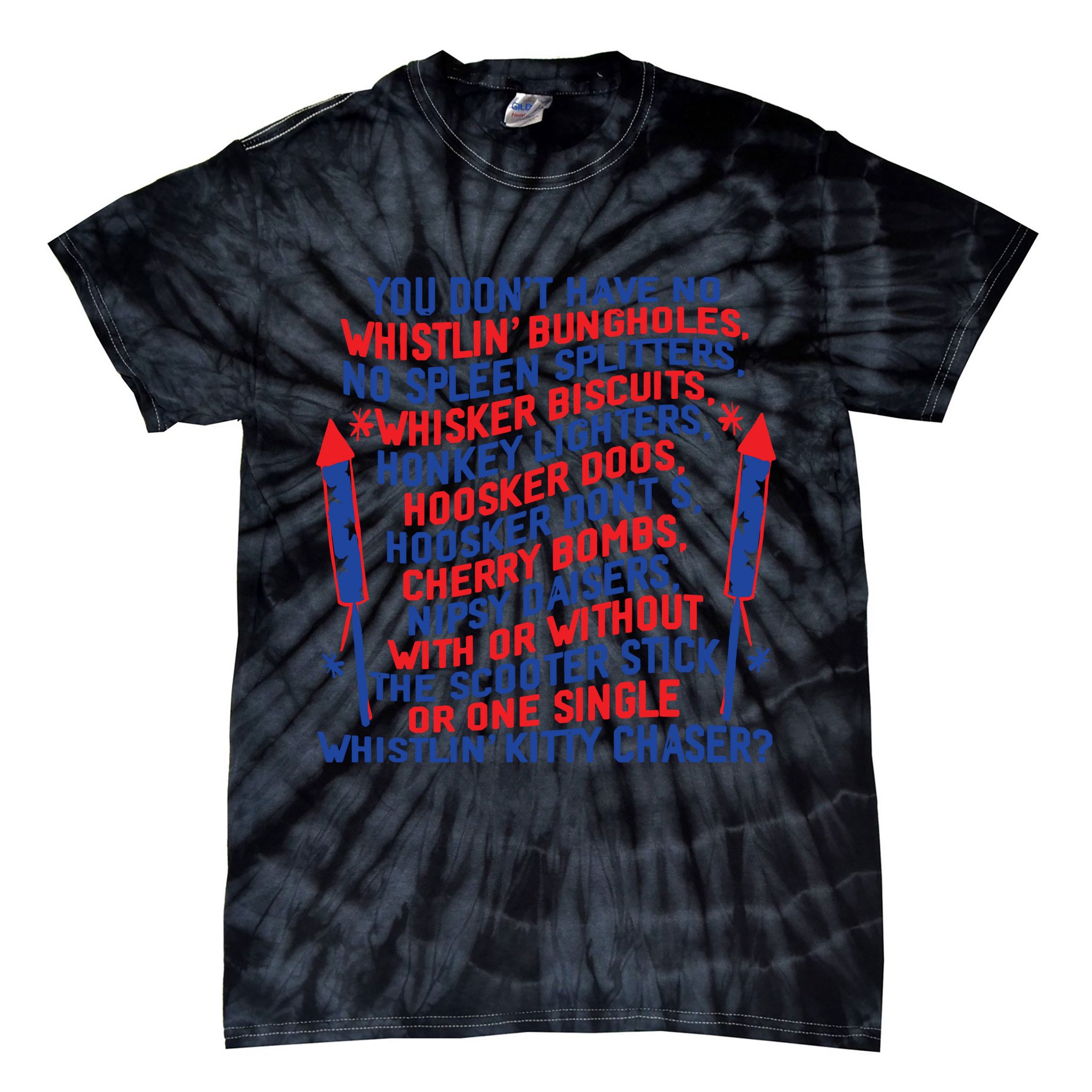 4th Of July Joe Dir Fireworks Tie-Dye T-Shirt