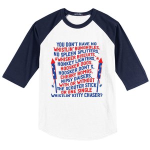 4th Of July Joe Dir Fireworks Baseball Sleeve Shirt