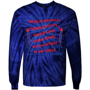 4th Of July Joe Dir Fireworks Tie-Dye Long Sleeve Shirt