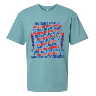 4th Of July Joe Dir Fireworks Sueded Cloud Jersey T-Shirt