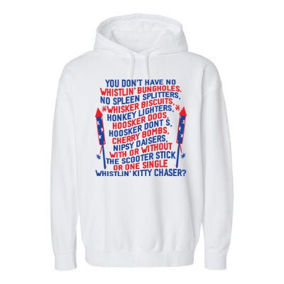 4th Of July Joe Dir Fireworks Garment-Dyed Fleece Hoodie