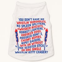 4th Of July Joe Dir Fireworks Doggie Tank