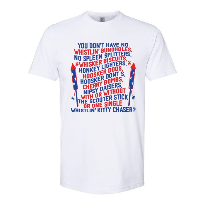 4th Of July Joe Dir Fireworks Softstyle CVC T-Shirt