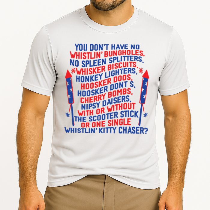 4th Of July Joe Dir Fireworks Performance Shirt