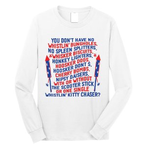 4th Of July Joe Dir Fireworks Long Sleeve Shirt