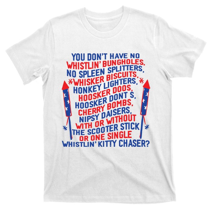 4th Of July Joe Dir Fireworks T-Shirt