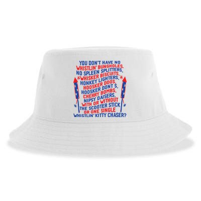 4th Of July Joe Dir Fireworks Sustainable Bucket Hat