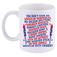 4th Of July Joe Dir Fireworks 11oz C Handle Ceramic Mug