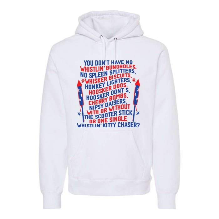 4th Of July Joe Dir Fireworks Premium Hoodie