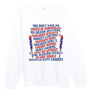 4th Of July Joe Dir Fireworks Premium Crewneck Sweatshirt