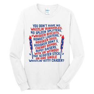 4th Of July Joe Dir Fireworks Tall Long Sleeve T-Shirt