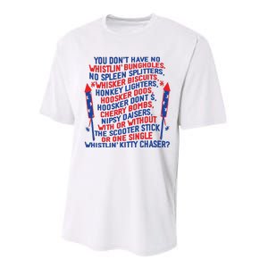 4th Of July Joe Dir Fireworks Performance Sprint T-Shirt