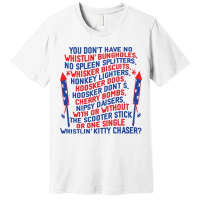 4th Of July Joe Dir Fireworks Premium T-Shirt