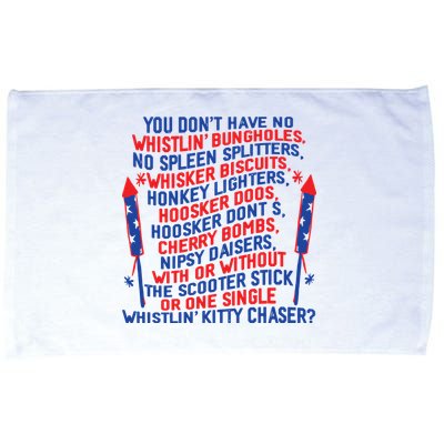 4th Of July Joe Dir Fireworks Microfiber Hand Towel