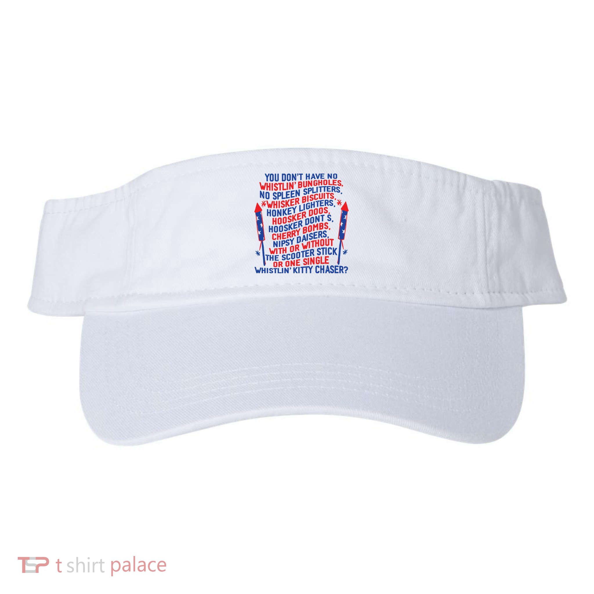 4th Of July Joe Dir Fireworks Visor