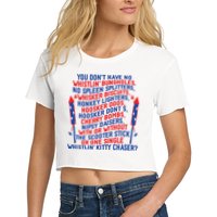 4th Of July Joe Dir Fireworks Crop Top