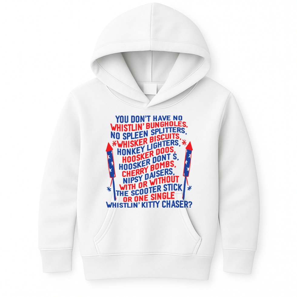 4th Of July Joe Dir Fireworks Kids Hoodie