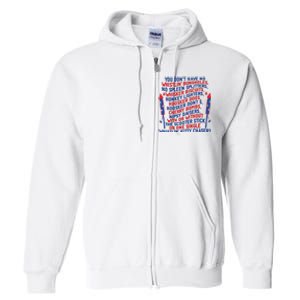 4th Of July Joe Dir Fireworks Full Zip Hoodie