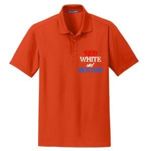 4th Of July Red White And Boujee Funny Cool Gift Dry Zone Grid Polo