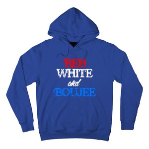 4th Of July Red White And Boujee Funny Cool Gift Hoodie