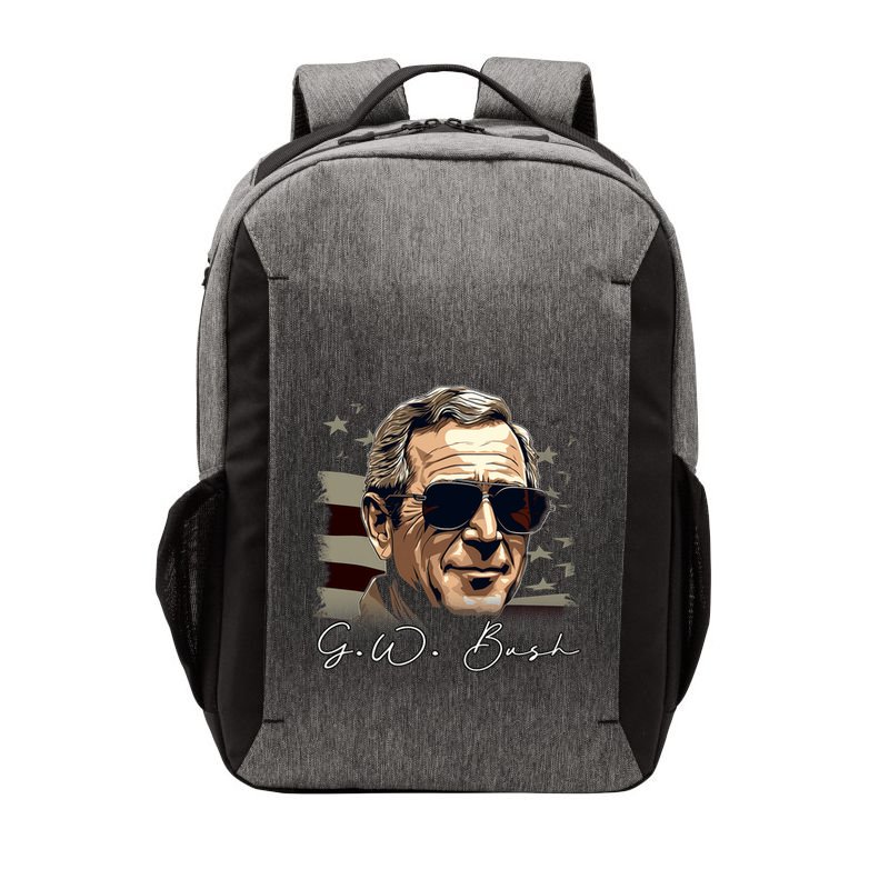 4th Of July George W. Bush President Portrait Patriotic Vector Backpack
