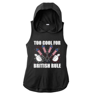 4th Of July Designs Firework Bbq Party In The Usa Meaningful Gift Ladies PosiCharge Tri-Blend Wicking Draft Hoodie Tank