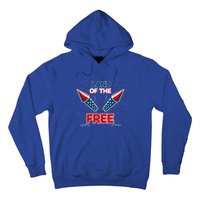 4h Of July Fireworks Patriotic American Land Of The Free Meaningful Gift Hoodie