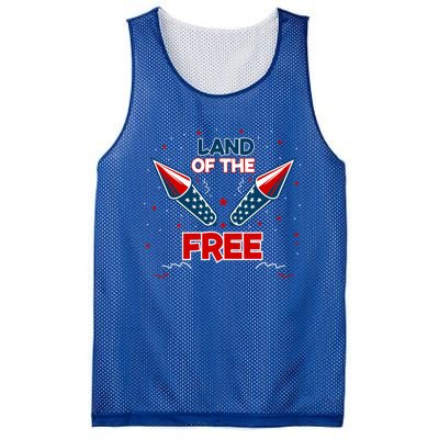 4h Of July Fireworks Patriotic American Land Of The Free Meaningful Gift Mesh Reversible Basketball Jersey Tank