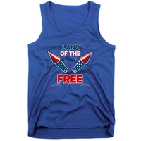 4h Of July Fireworks Patriotic American Land Of The Free Meaningful Gift Tank Top