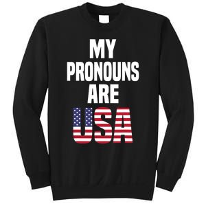 4th Of July Funny My Pronouns Are USA Sweatshirt