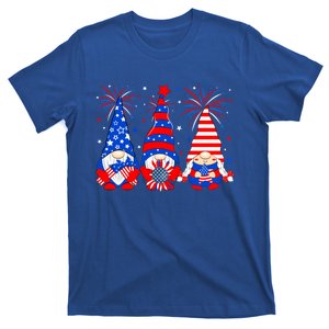 4th Of July Gnomes Squad American Flag Gnome Gift T-Shirt