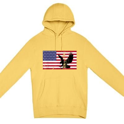 4th Of July Freedom Flag Funny Gift/ Gift Funny Gift Premium Pullover Hoodie