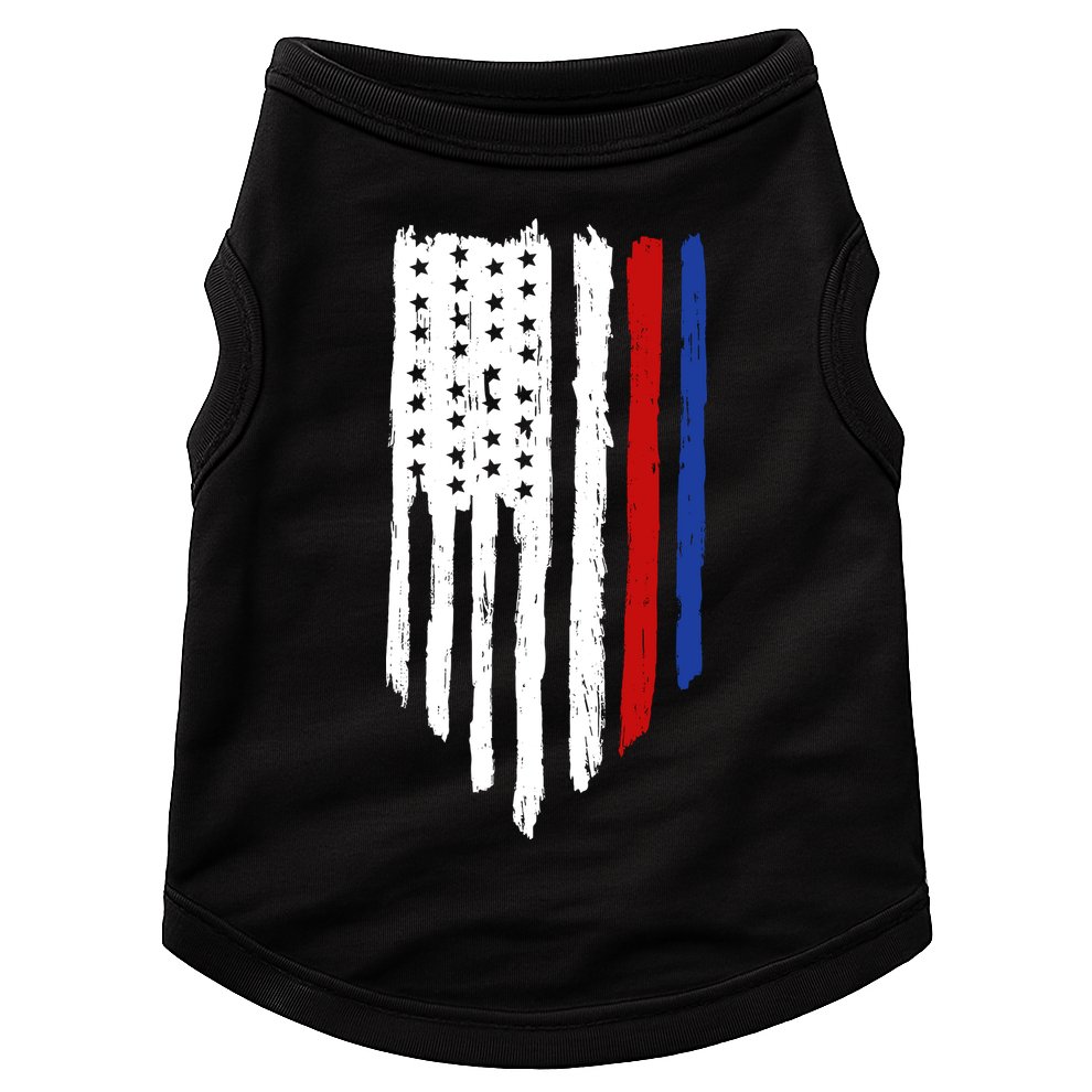4th Of July Independence Day USA American Flag Doggie Tank