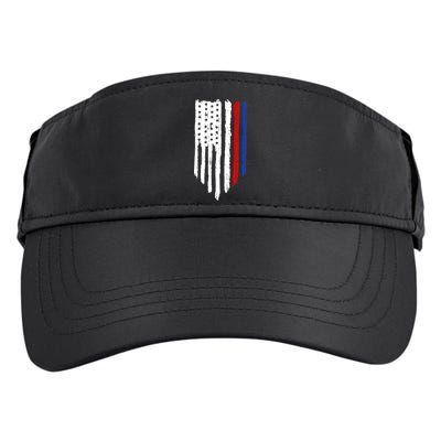 4th Of July Independence Day USA American Flag Adult Drive Performance Visor
